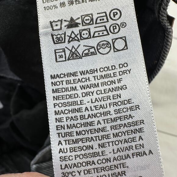 Levi’s Jeans Womens 26 Washed Black Ribcage Straight Ankle Button Fly High Rise - Picture 5 of 14